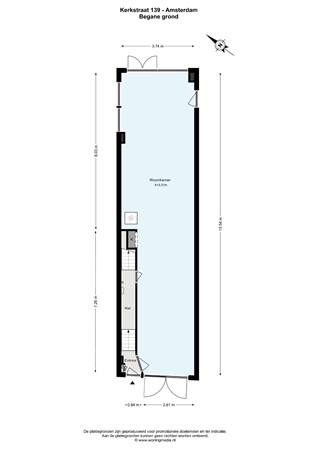 Plattegrond - Keizersgracht 584-586, 1017 EN Amsterdam - 226_226_Kerkstraat 139 - Amsterdam - Begane grond - 2D.jpeg